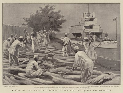 カリファの敗北の兆候、彼の戦士のための新しい職業 作： Joseph Nash